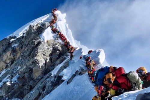 Climbing in Nepal